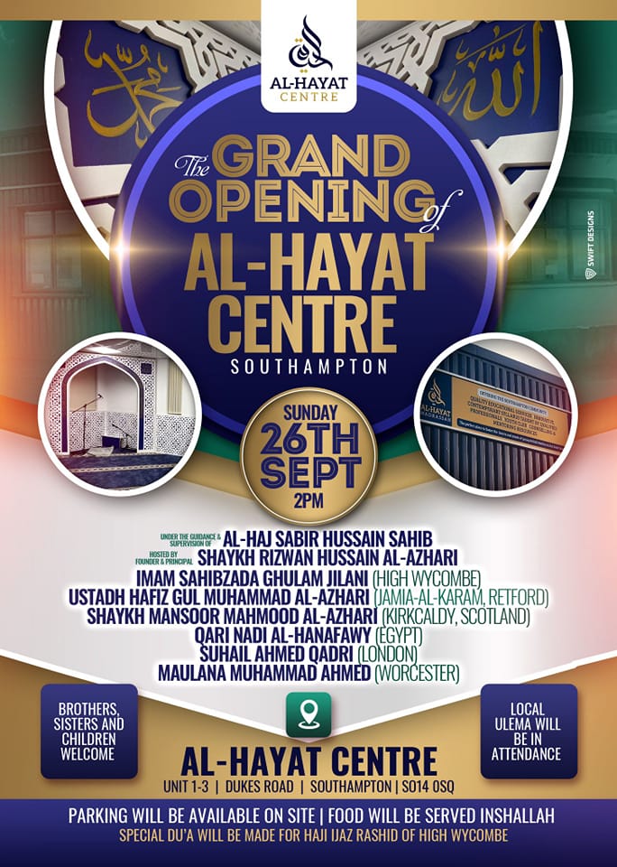 Grand Opening ceremony for Al-Hayat Centre