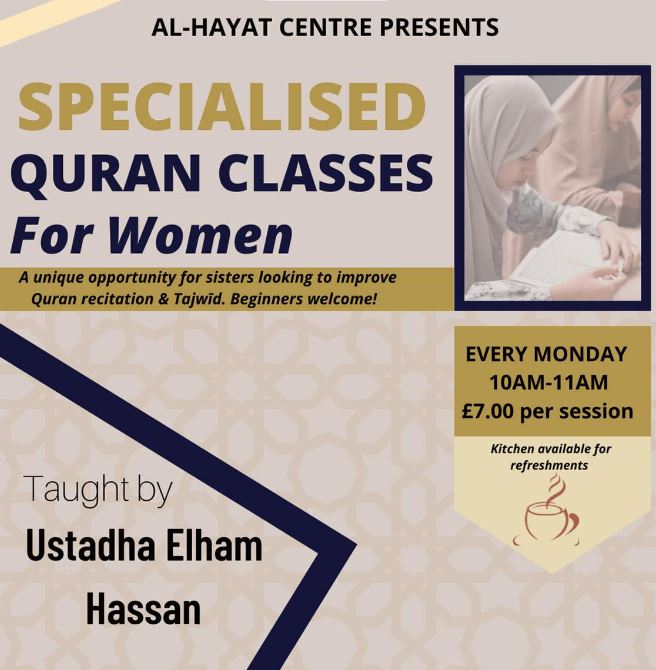 Specialised Quran Class for Women