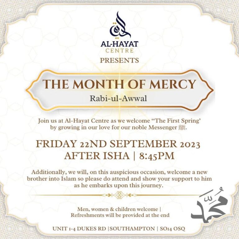 THE MONTH OF MERCY